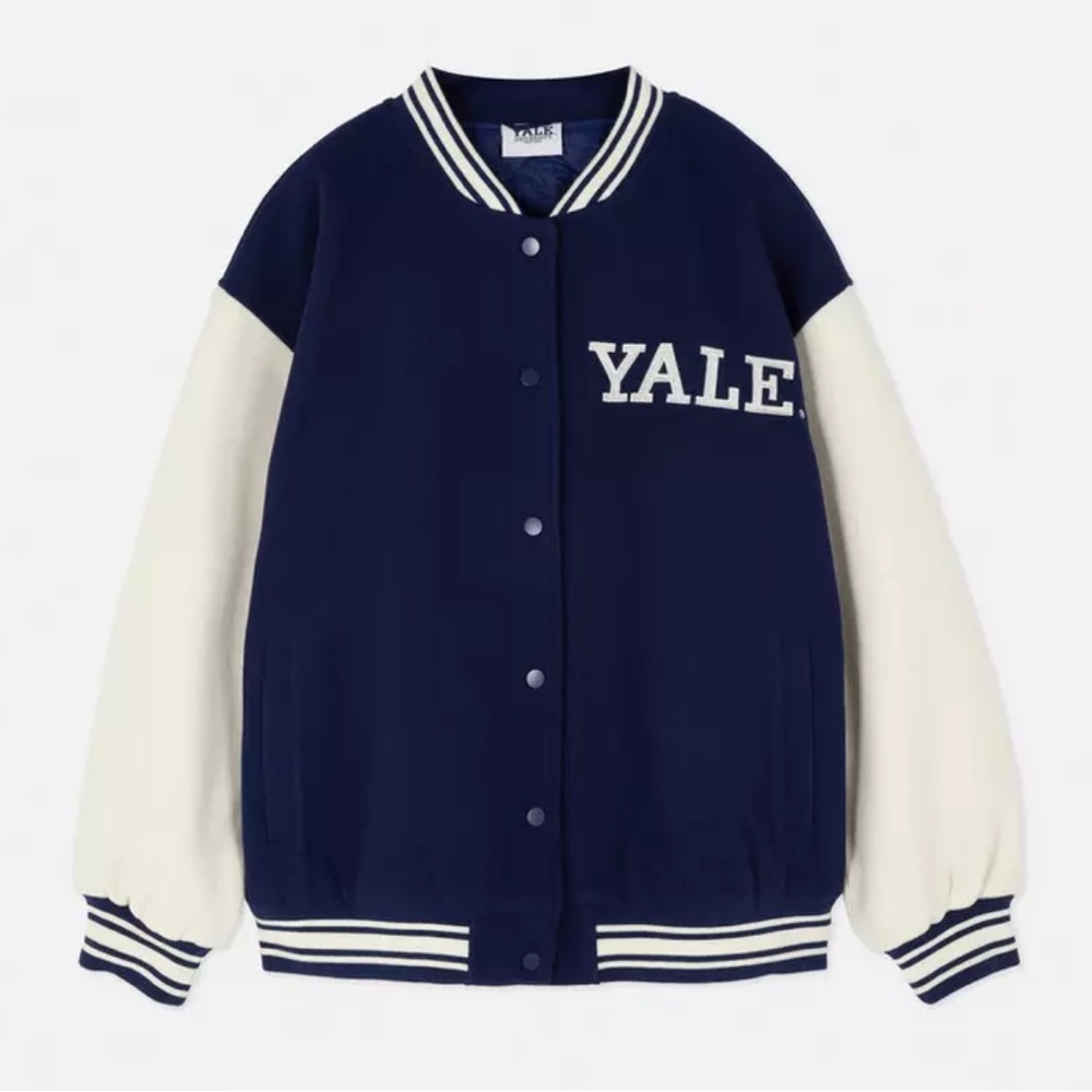NWT Yale University Collegiate Varsity Jacket